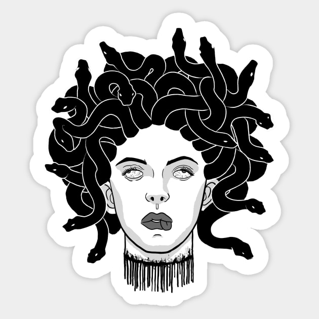 medusa Sticker by shirleyshirl